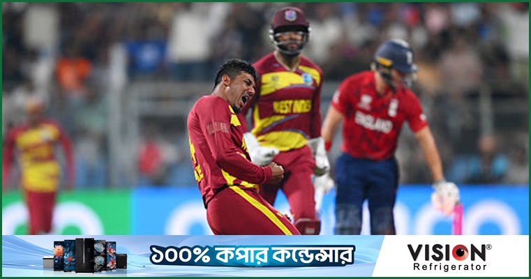মোটির স্পিন বিষে নীল ইংল্যান্ড, ক্যারিবিয়ানদের দুইয়ে দুই